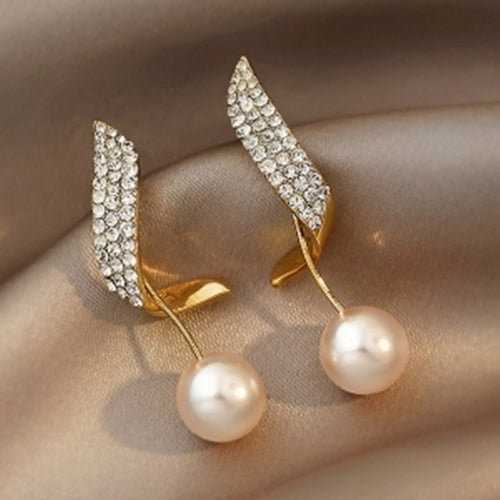 Luxury Long Pearl Earrings For Women