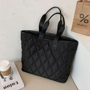 New Lady Shoulder Bag High Quality Nylon Handbags Large Capacity Shopper Bag