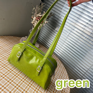 Fashion Women Green Big Shoulder Bags