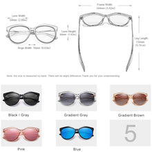 Polarized Women&#39;s Sunglasses Gradient Lens Luxury Sun glasses