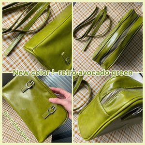 Fashion Women Green Big Shoulder Bags