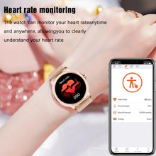 2022 New Smart Watch Women Physiological Heart Rate Blood Pressure Monitoring For Android IOS Waterproof Ladies Smartwatch