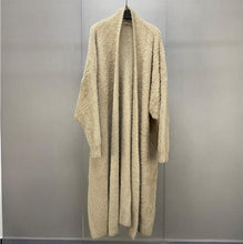 European Luxury Long Faux Mink Fur Cardigans