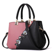 Embroidered Messenger Bags Women Leather Handbags Bags
