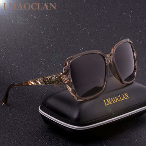 Luxury Brand Design Vintage Polarized Sunglasses Women Ladies Oversized Square Sun Glasses Female Eyewear Oculos UV400 Shades