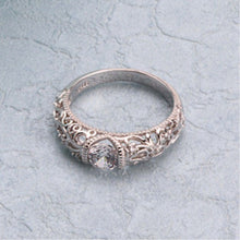 CC Vintage Rings For Women Palace Pattern Silver Color  Ring