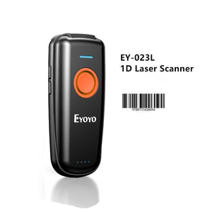 Eyoyo EY-015 Mini Barcode Scanner USB Wired Bluetooth Wireless 1D 2D QR PDF417 Bar Code for IPad IPhone Android Tablets PC