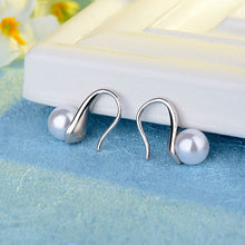 Exquisite Simple Big Clear Pearl Earrings