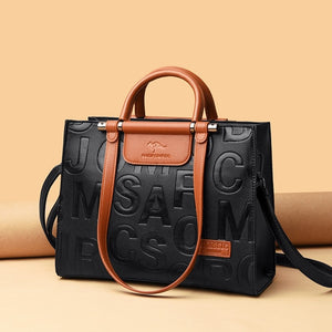 Brand Luxury Designer Shoulder Bags 2023 New Women&#39;s Large Capacity Vintage Tote Bags Women&#39;s Soft Leather Messenger Handbags