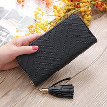 Ladies Zipper Purse Large Capacity  Hand Wallet