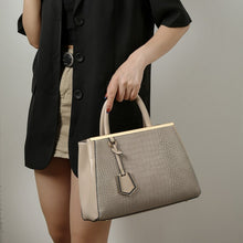 leather, handbag, crocodile design, purse, European fashion, ladies bag, luxury brand, ladies, handbag