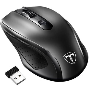 VicTsing MM057 Wireless Mouse 2.4Ghz Ergonomic Design Optical Mice 6 Buttons 2400 DPI Energy Saving For PC Laptop Computer Mouse