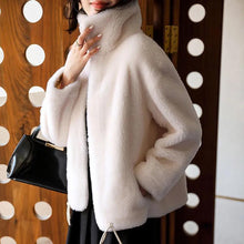 Fleece Jacket Women Spring 2022 Winter Oversized Hoodie Female Zip Up Sweatshirt Solid Faux Fur Coats Warm Women Clothing